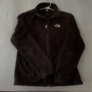 Black Fuzzy Northface jacket